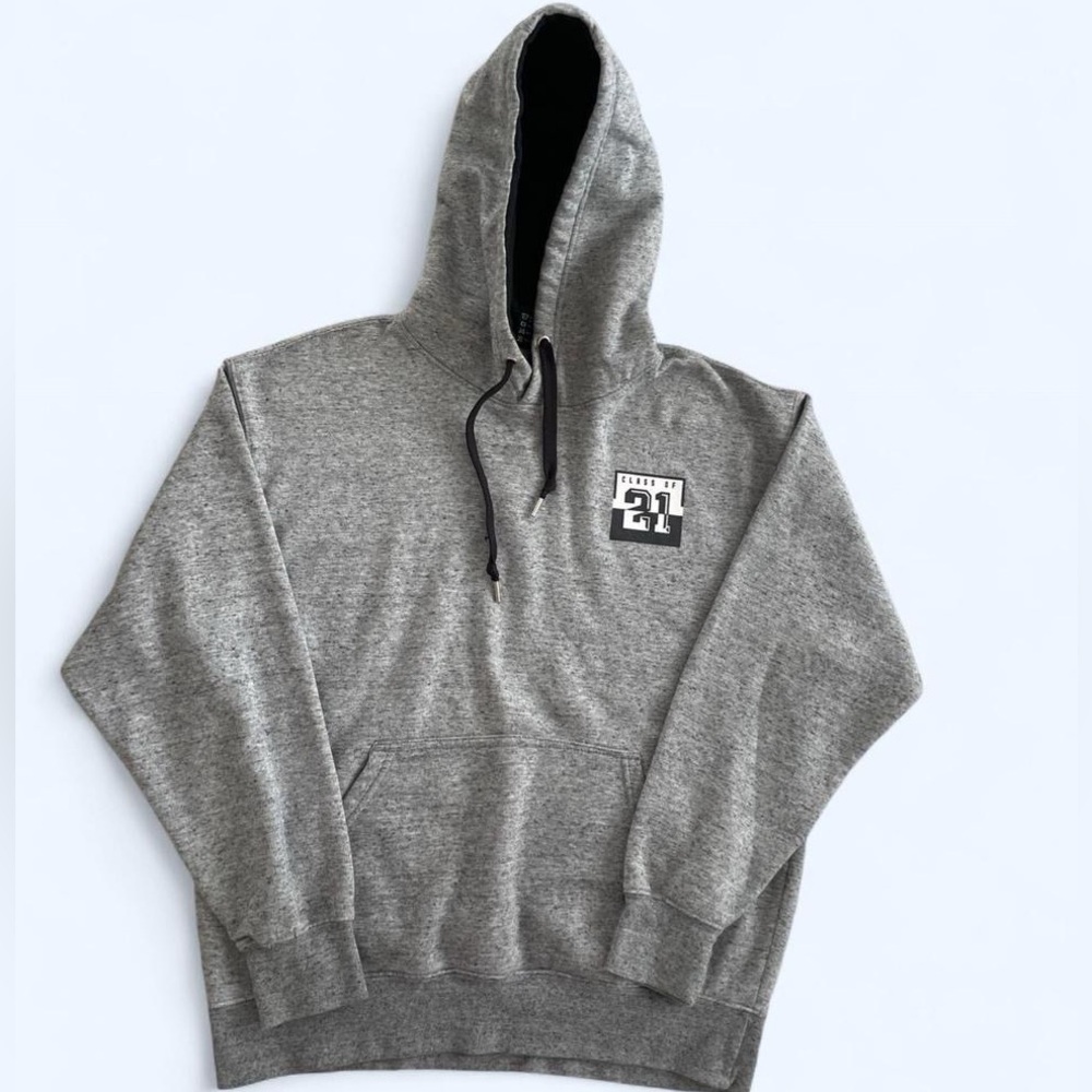 Men's Grey Class of‎ 2021 Hoodie Cotton Blend size XXL by Herff Jones
